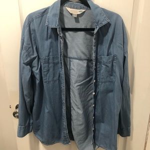 Old Navy Denim Boyfriend Shirt